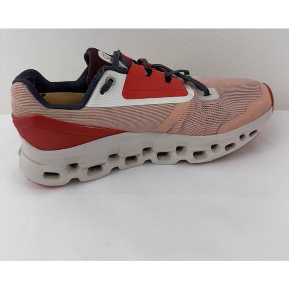 On Cloudstratus pink and red running shoes‎ - Picture 4 of 9